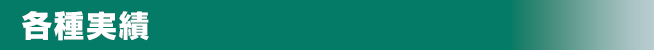 各種実績