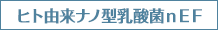 ヒト由来ナノ型乳酸菌ｎＥＦ