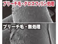 キューティクル改善（ブリーチ処理ダメージ）